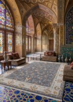 Kamand Darkgray Persian carpet