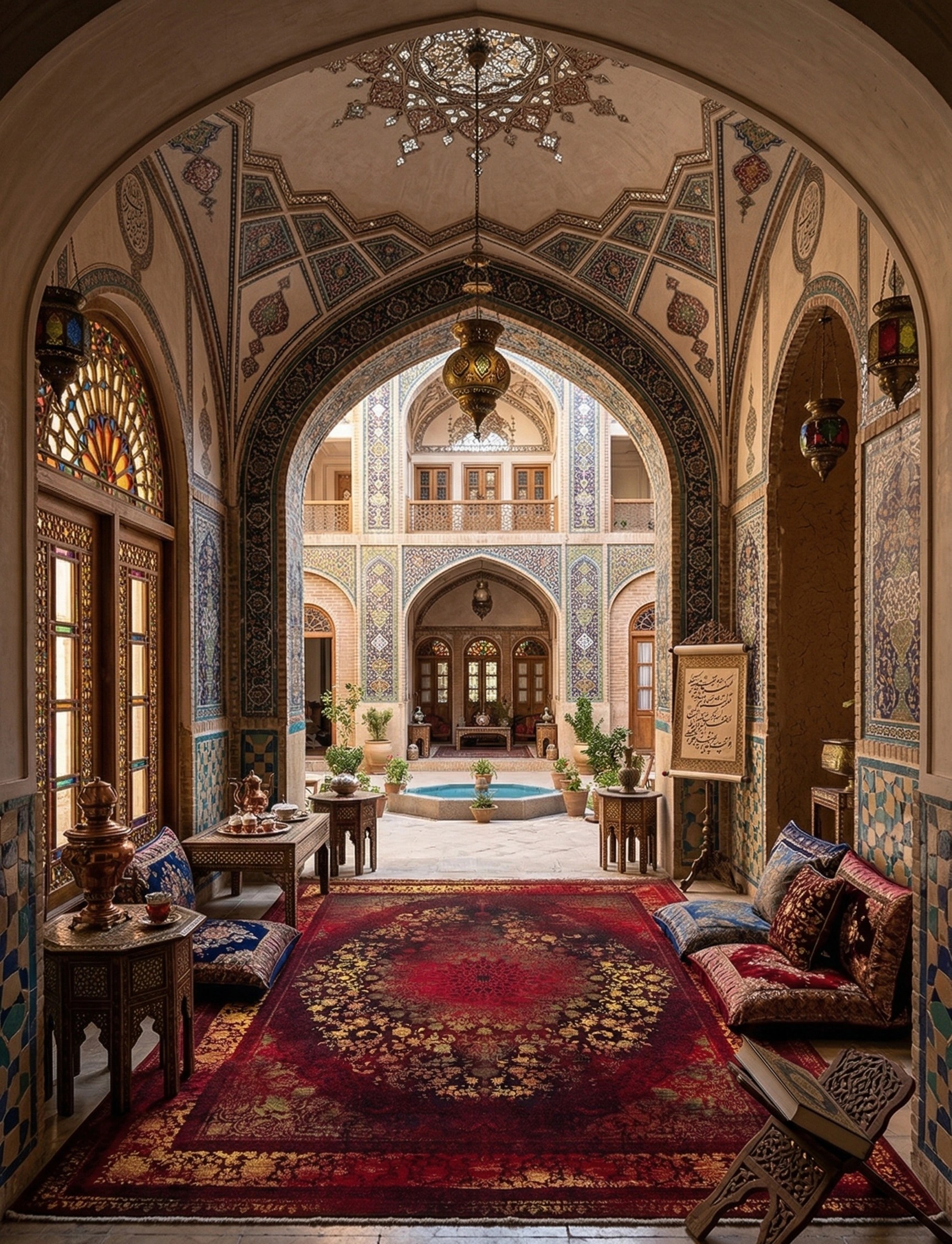 Sadaf persian carpet
