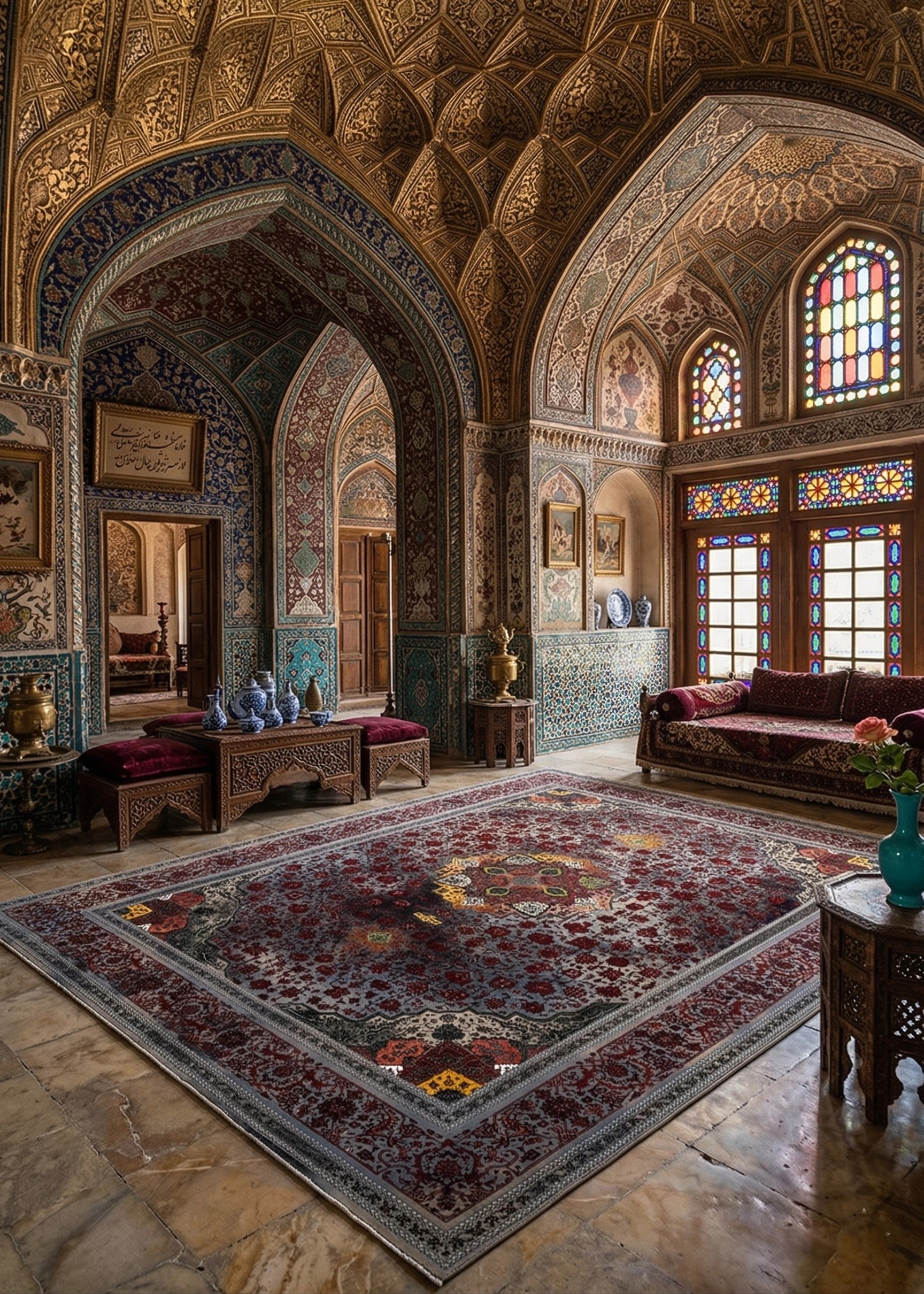 shayan lacquer persian capret vintage