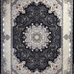 مهسا -سرمه ای-لچک ترنج