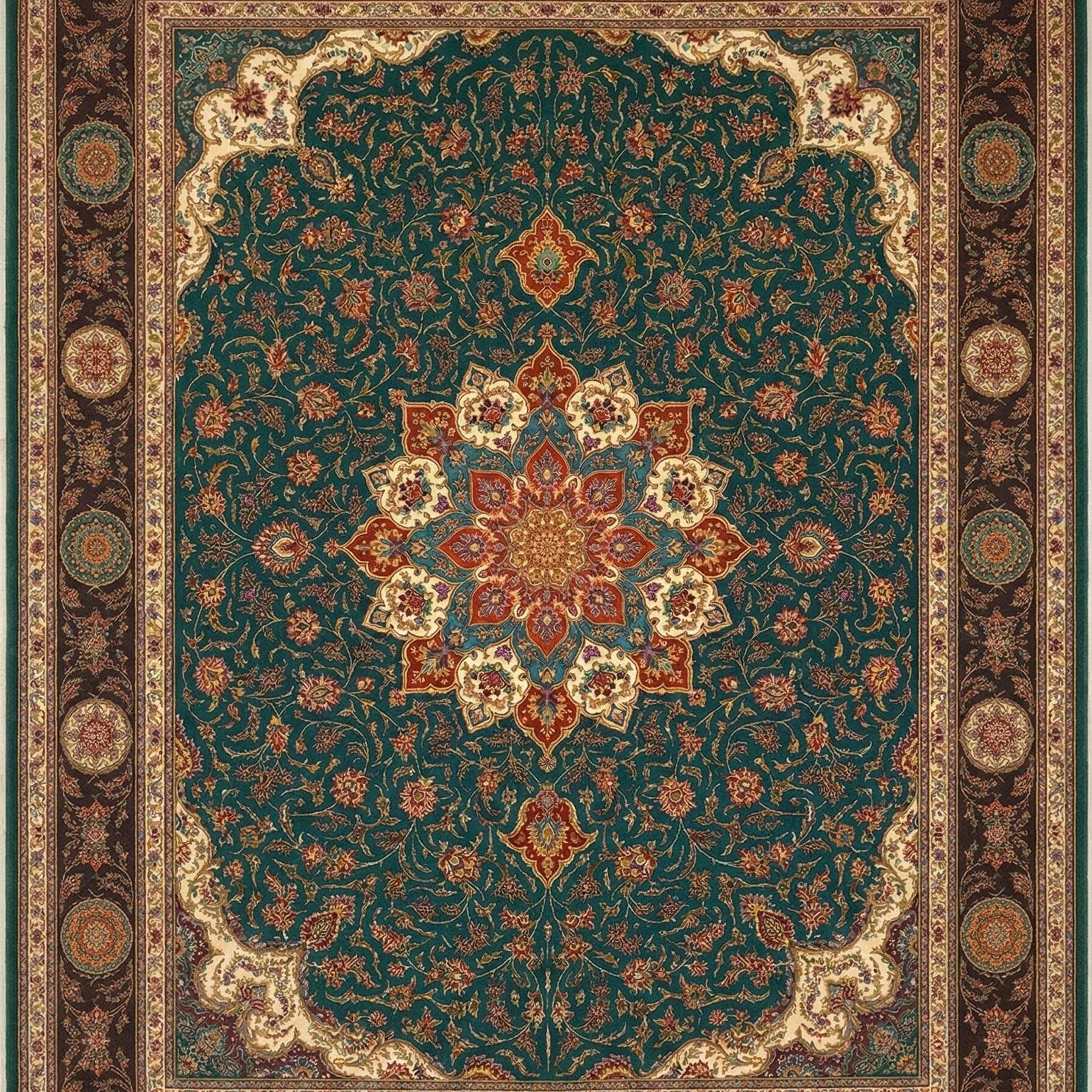 1200 reeds carpet colorful