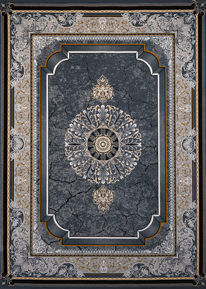 فرش موج 700 شانه دودی سه بعدی