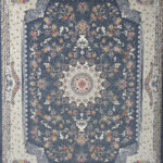 Hanna darkgray persian carpet