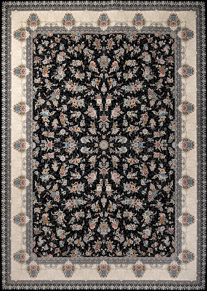 Zhikan Darkblue Persian Carpet